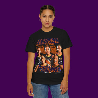 Alyssa "The Engine" Thomas Basketball Fan T-Shirt, This T-shirt is a must-have for fans of Alyssa "The Engine" Thomas, professional women's basketball player for the Phoenix Mercury. It offers a comfortable fit and classic style, perfect for casual wear o